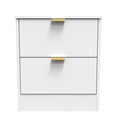 Nashville 2 Drawer Bedside Cabinet