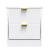 Nashville 2 Drawer Bedside Cabinet