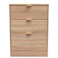 Nashville 3 Drawer Midi Deep Chest