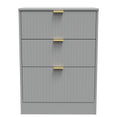 Nashville 3 Drawer Midi Deep Chest
