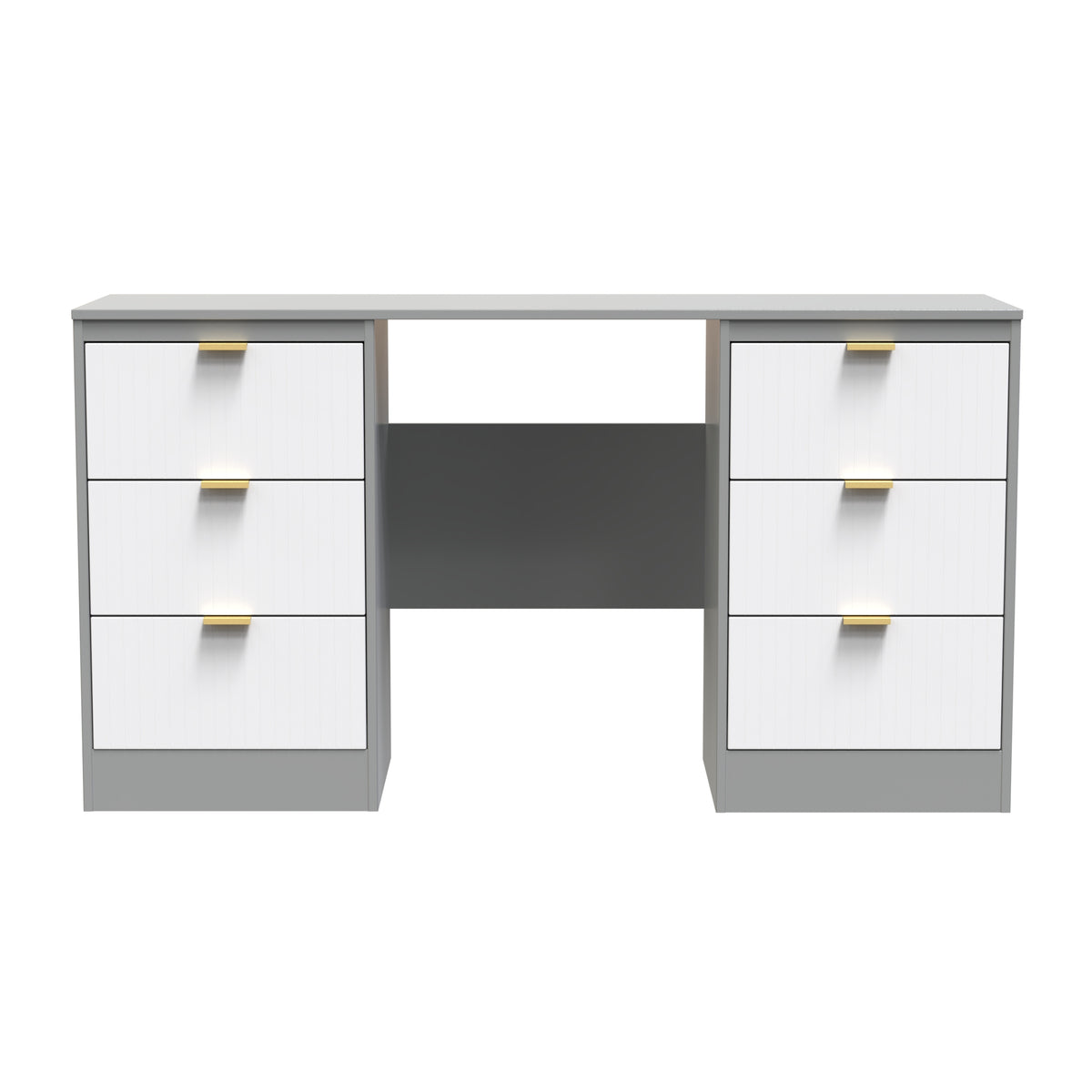Nashville 6 Drawer Kneehole Desk