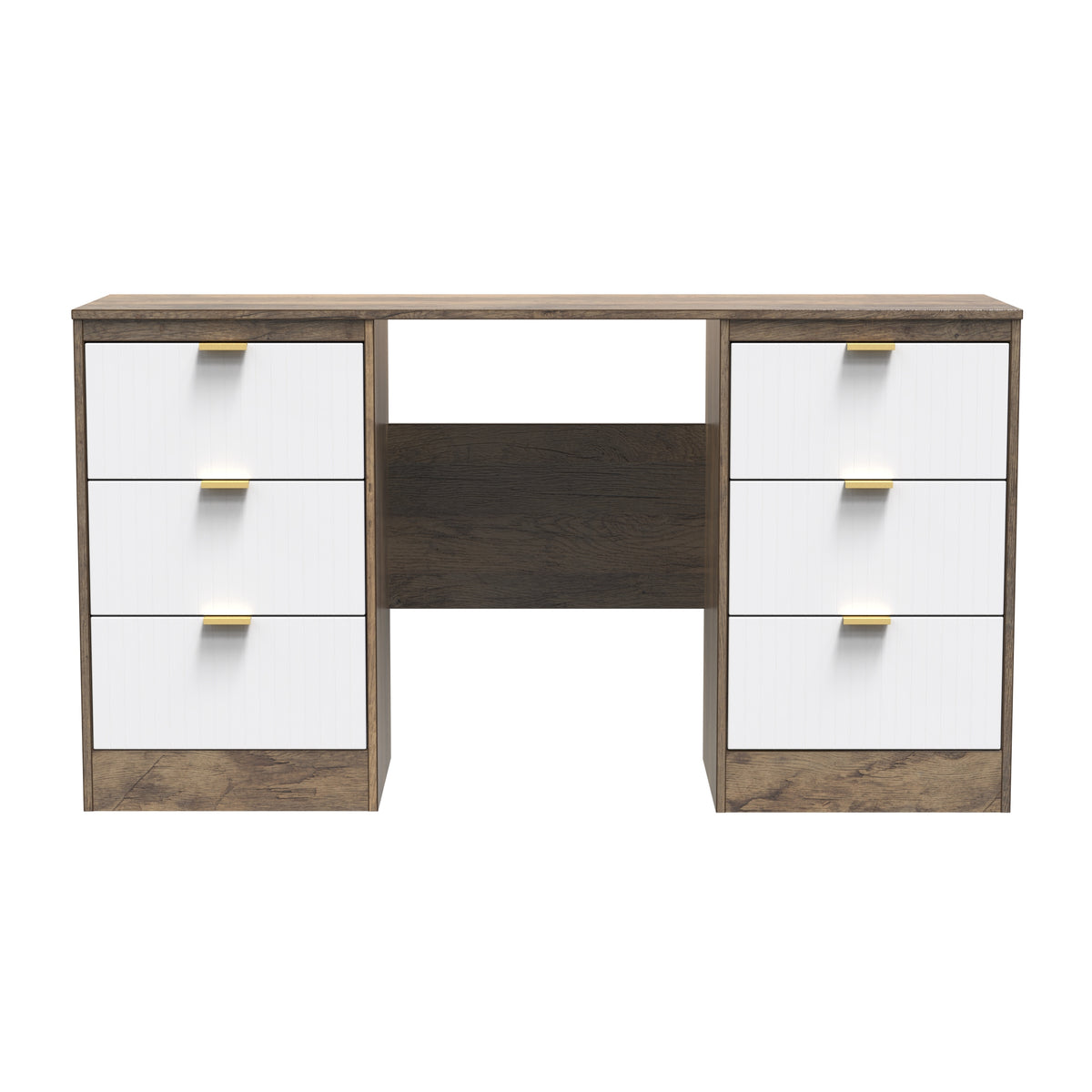 Nashville 6 Drawer Kneehole Desk