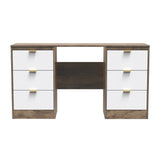 Nashville 6 Drawer Kneehole Desk