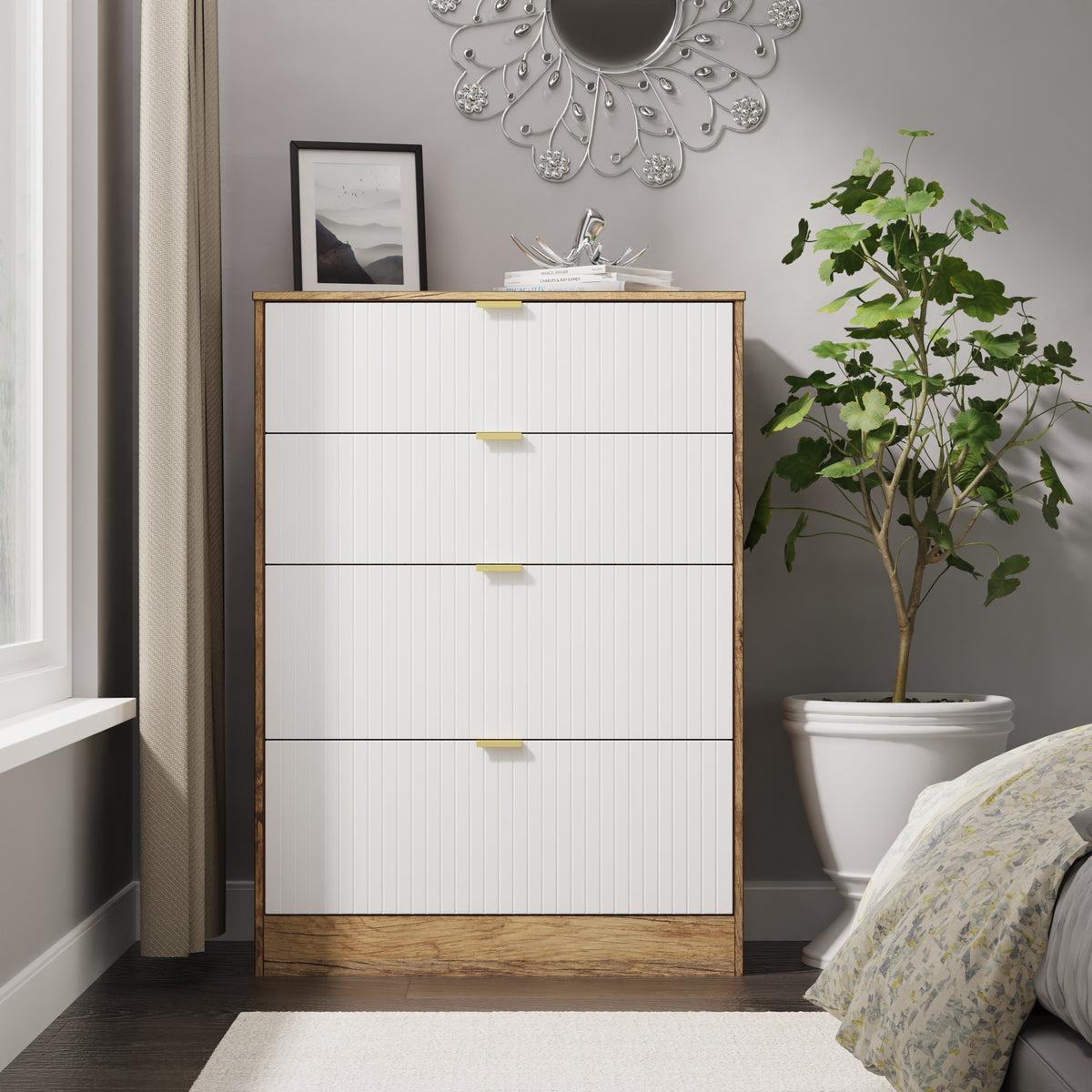 Nashville 4 Drawer Deep Chest