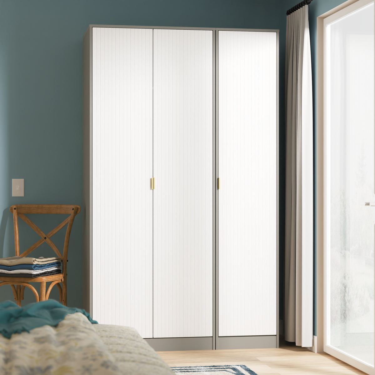 Nashville Tall Triple Plain Wardrobe