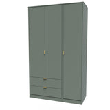 Nashville Tall Triple 2 Drawer Wardrobe