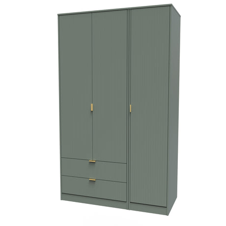 Nashville Tall Triple 2 Drawer Wardrobe