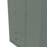 Nashville Tall Triple 2 Drawer Wardrobe