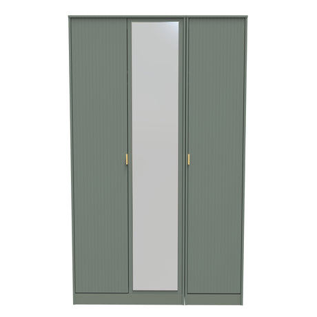 Nashville Tall Triple Mirrored Wardrobe