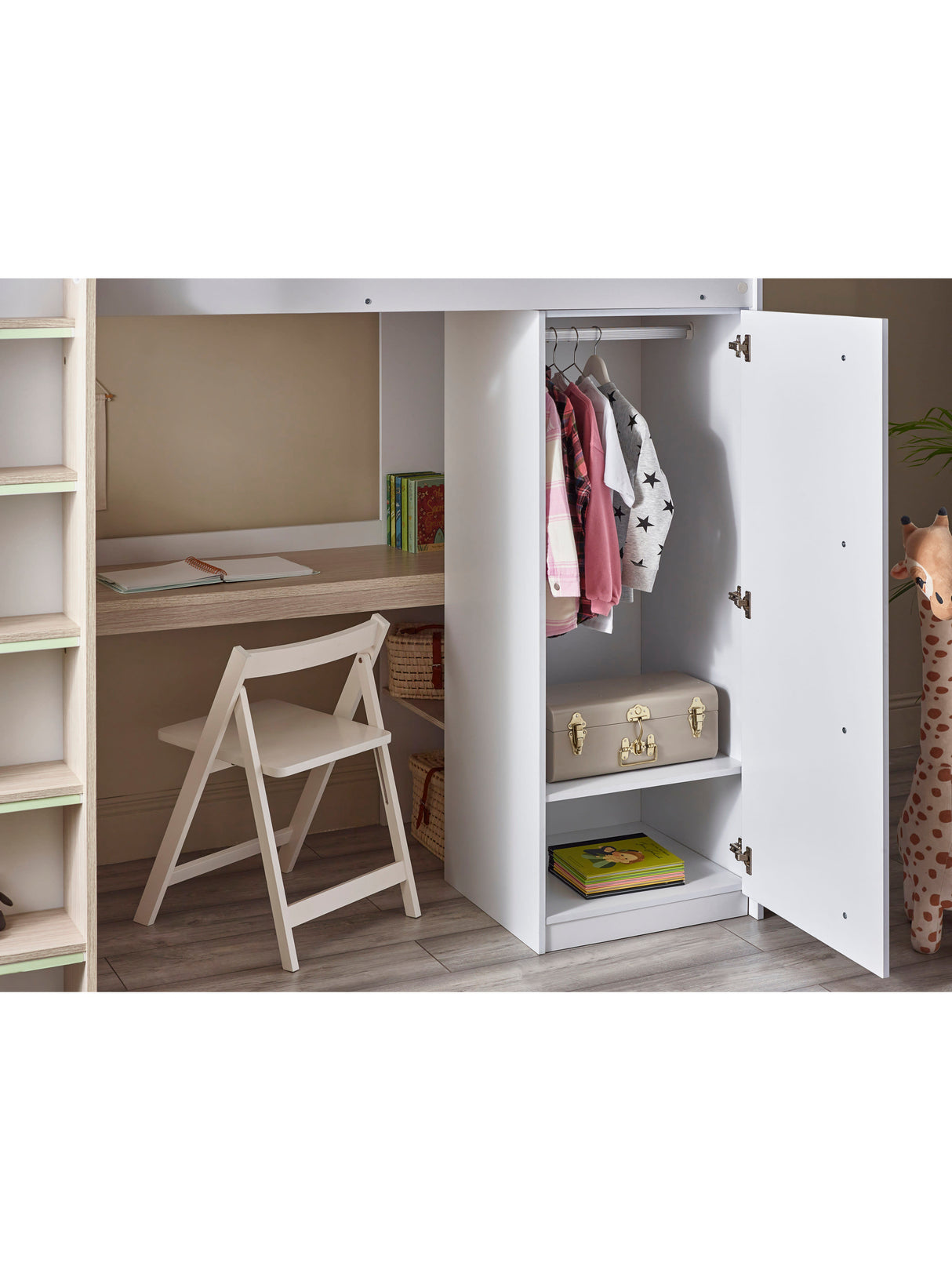 Ocean High Sleeper Bed with Desk