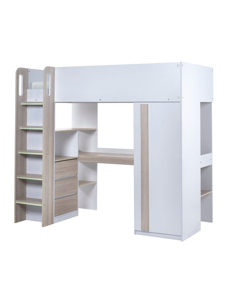 Ocean High Sleeper Bed with Desk