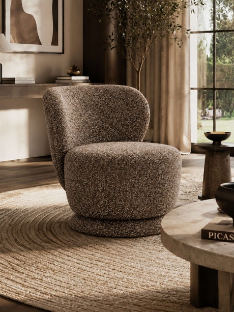 Orla Upholstered Swivel Accent Chair