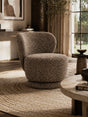 Orla Upholstered Swivel Accent Chair