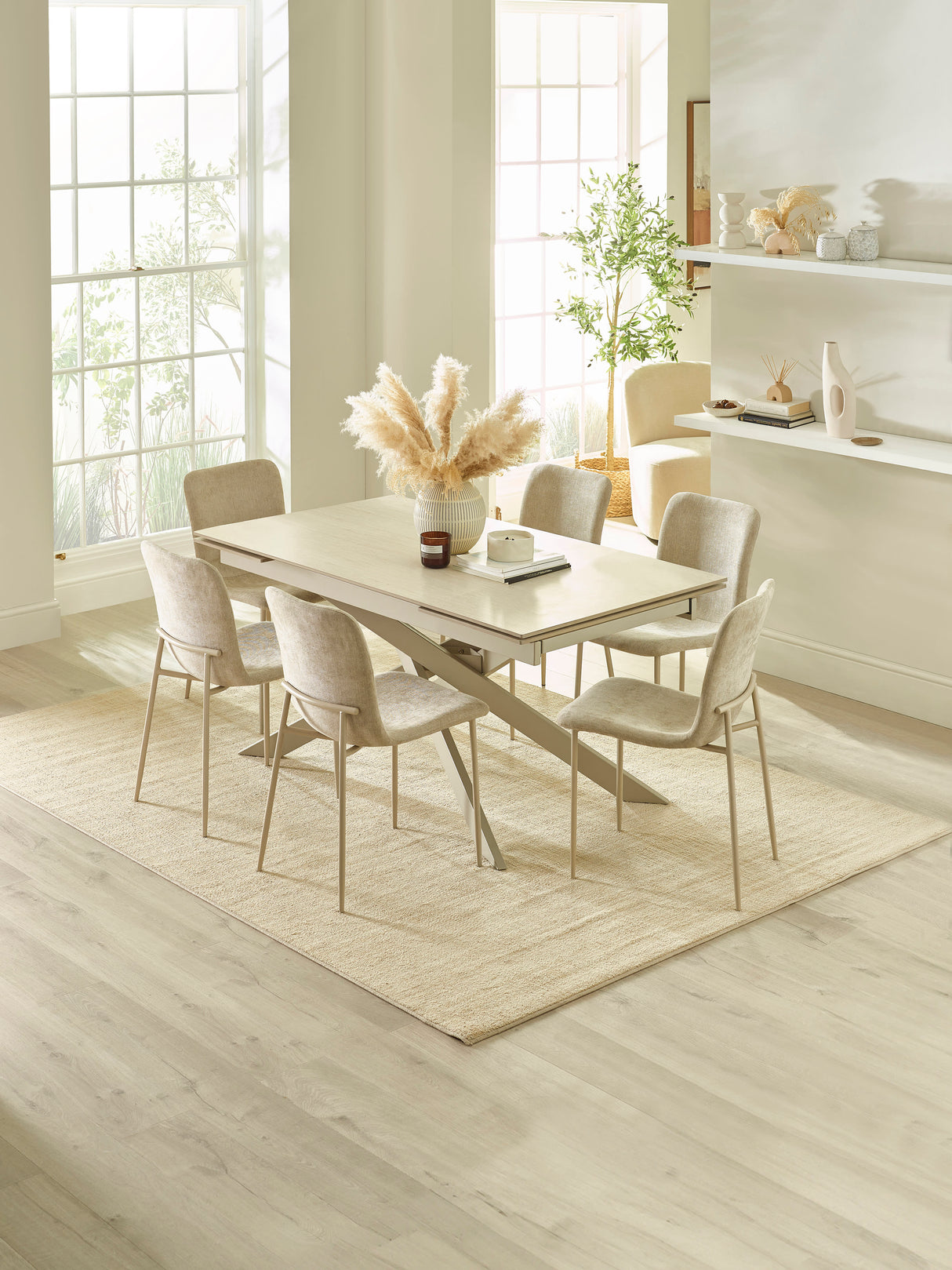 Osaka Rectangular Extending 6-8 Seater Dining Table