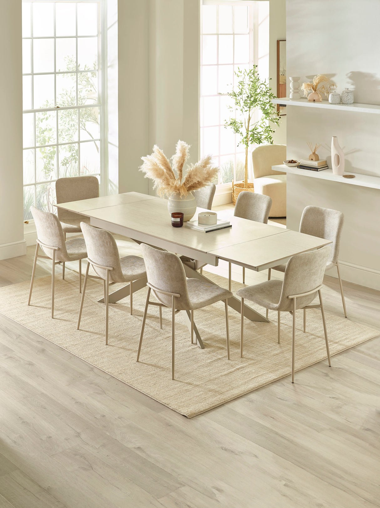 Osaka Rectangular Extending 6-8 Seater Dining Table