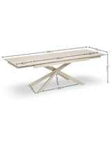 Osaka Rectangular Extending 6-8 Seater Dining Table