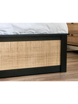 Padstow Rattan Ottoman Storage Bed