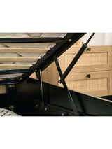 Padstow Rattan Ottoman Storage Bed