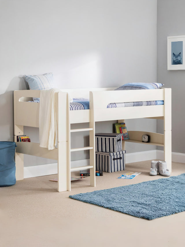 Pluto Convertible Mid Sleeper Bed