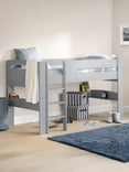 Pluto Convertible Mid Sleeper Bed
