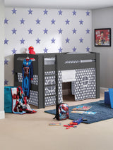 Pluto Convertible Mid Sleeper Bed