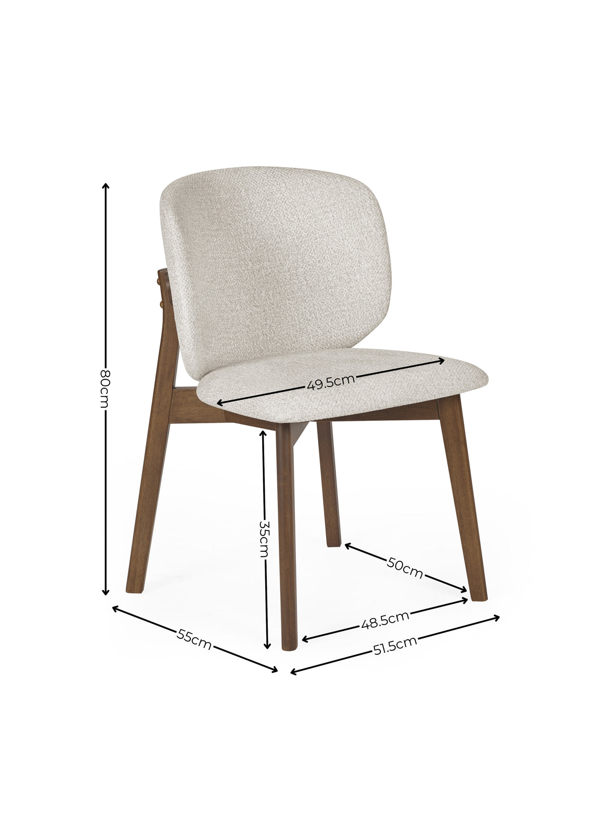 Portland Upholstered Dining Chair (Set of 2)