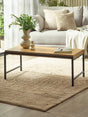 Reuben Rectangular Coffee Table with Reversible Tray Tops