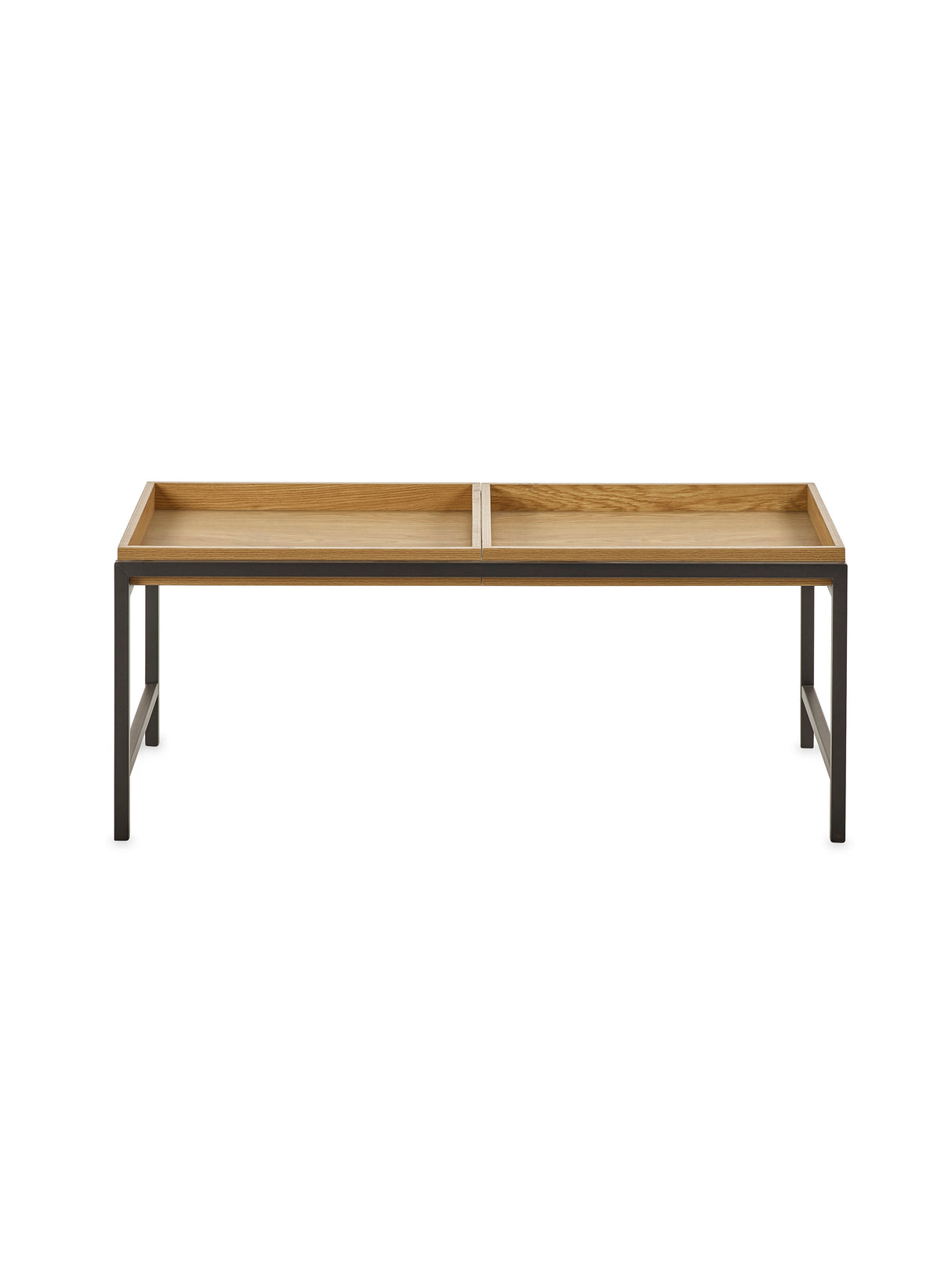 Reuben Rectangular Coffee Table with Reversible Tray Tops
