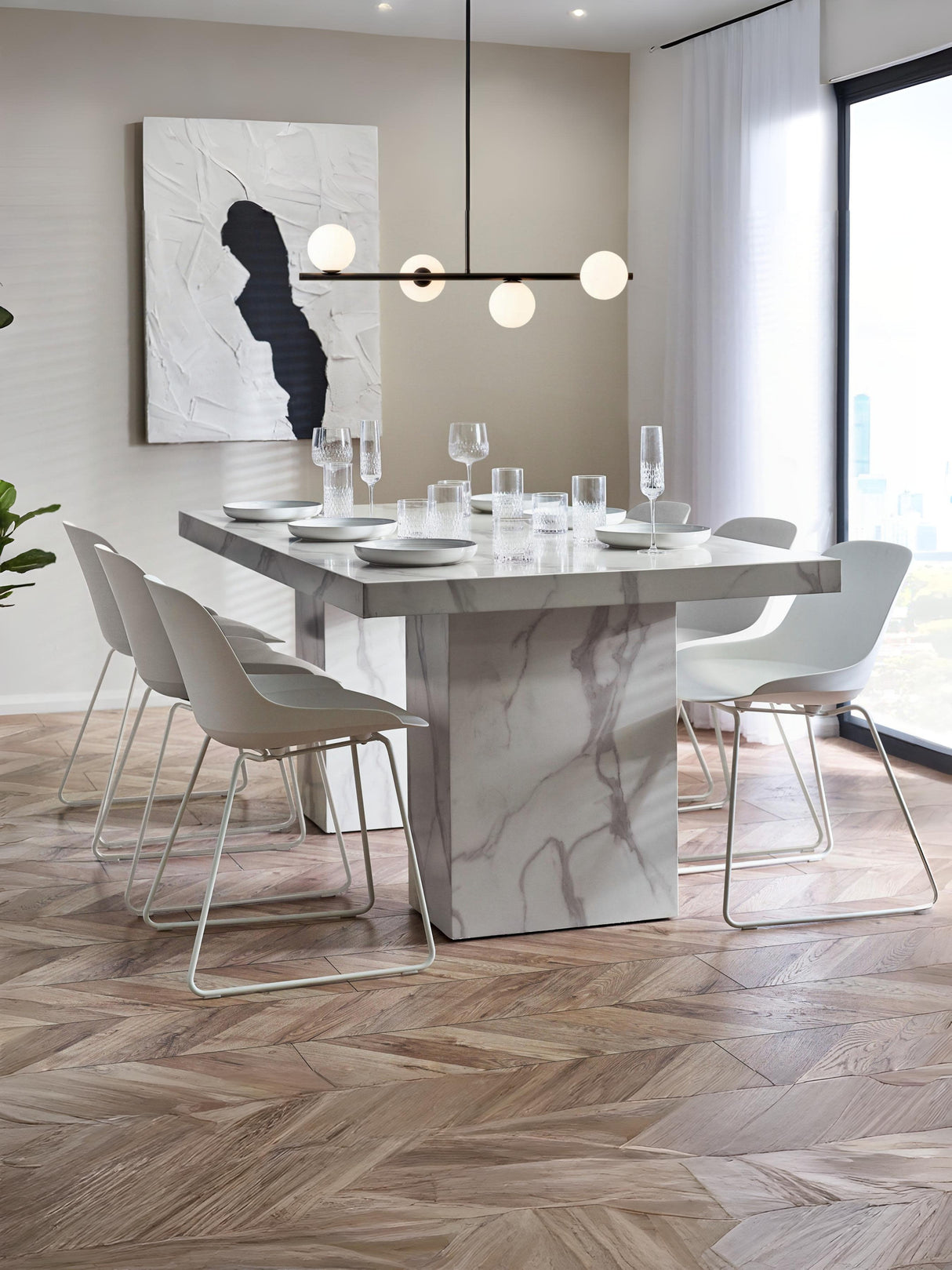 Rome Rectangular 6-8 Seater Dining Table