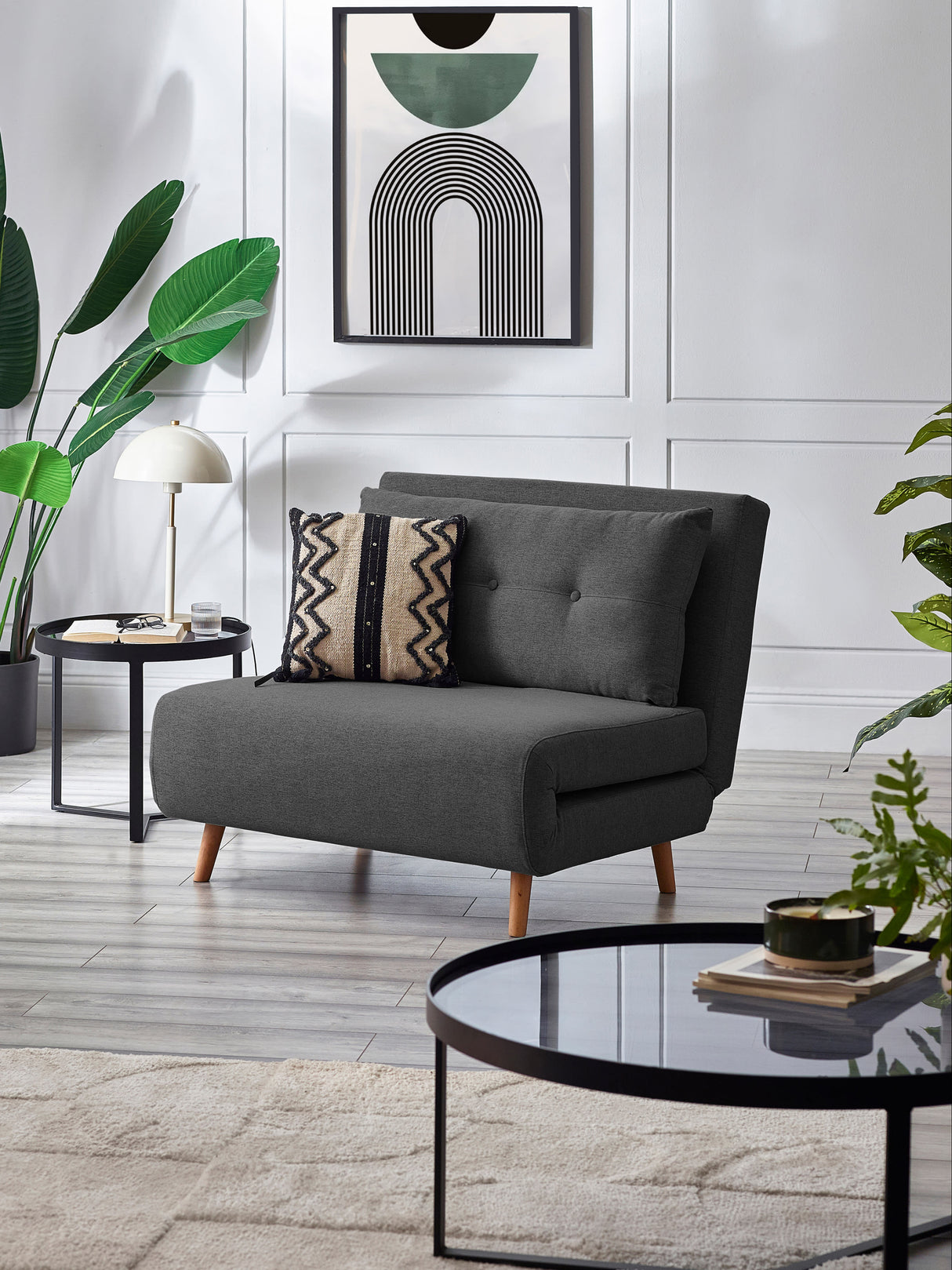 Rowan Upholstered Chair Bed