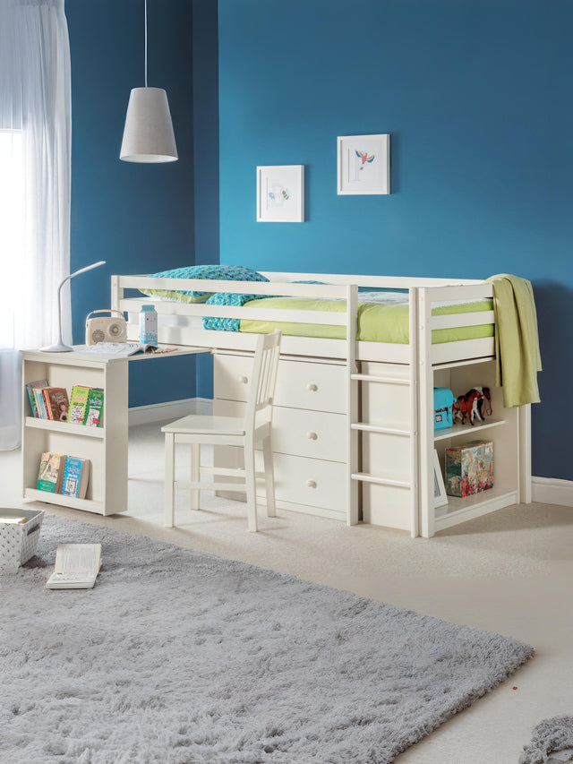 Roxy Mid Sleeper Bed with Desk