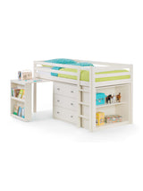 Roxy Mid Sleeper Bed with Desk