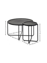 Sagrada Round Coffee and Side Table Set