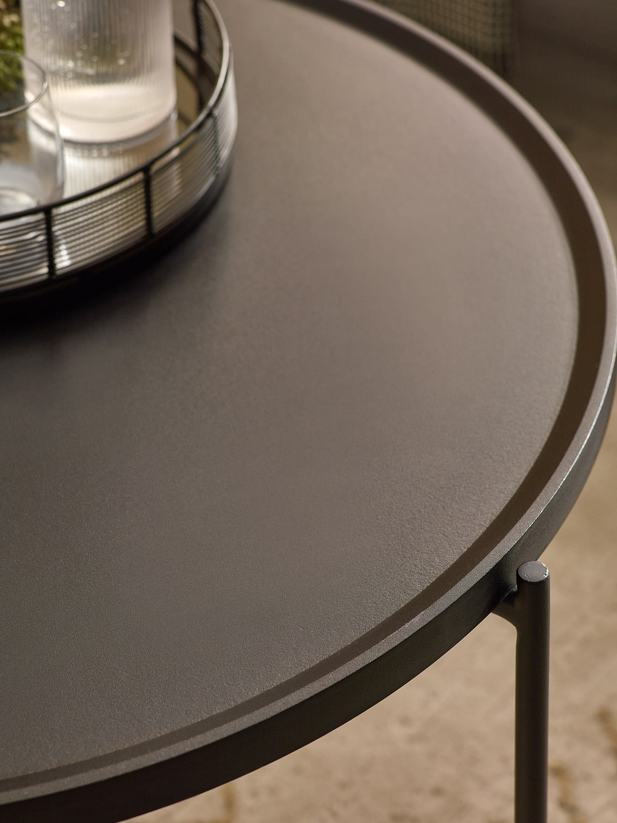 Sagrada Round Coffee and Side Table Set