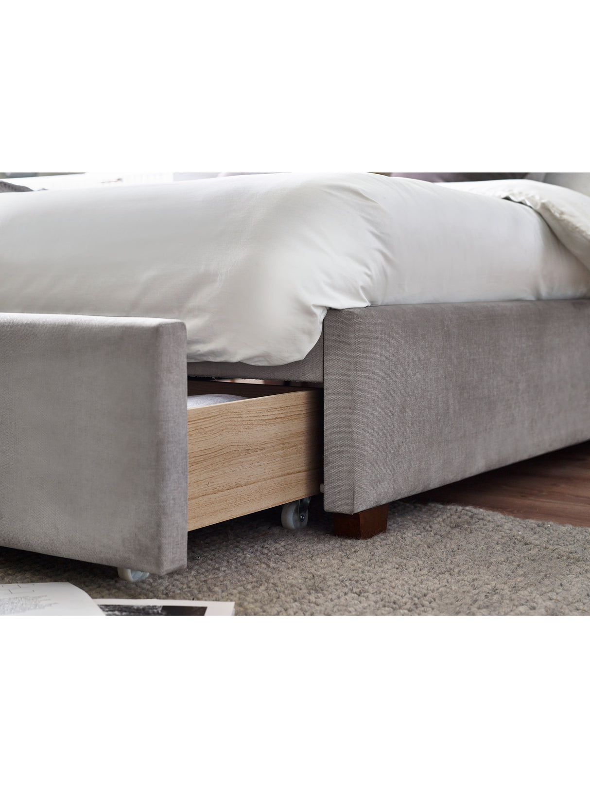 Savannah Upholstered 1 Drawer Storage Bed