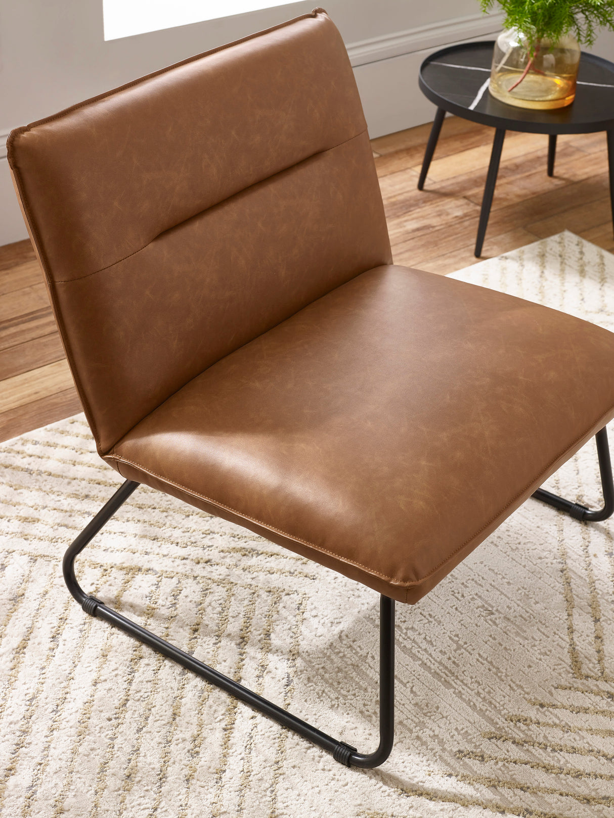 Saxon Upholstered Armless Accent Chair