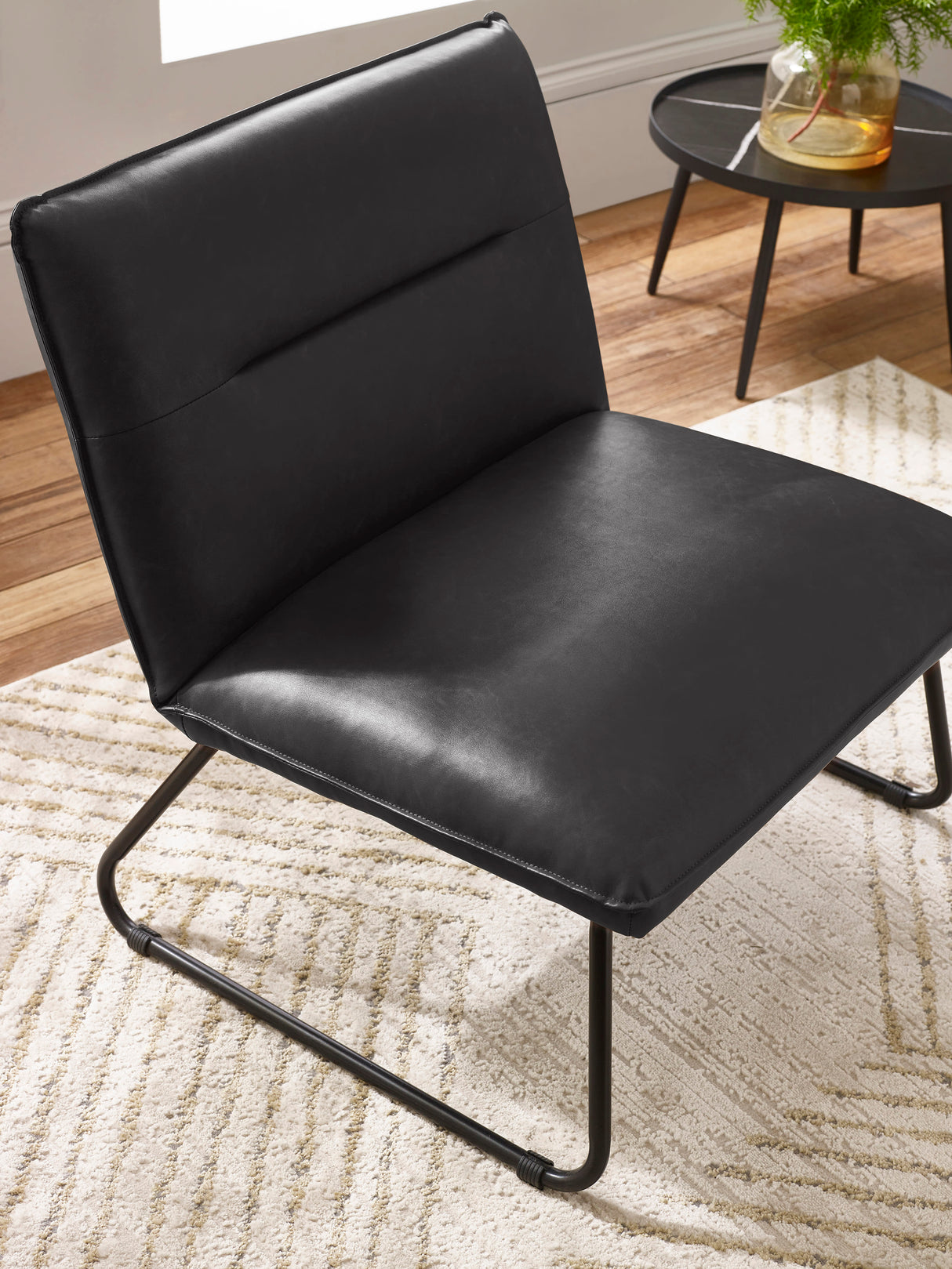 Saxon Upholstered Armless Accent Chair
