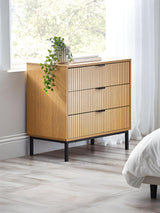 Sia Fluted 3 Drawer Chest