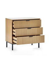 Sia Fluted 3 Drawer Chest