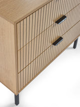Sia Fluted 3 Drawer Chest