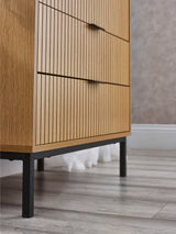 Sia Fluted 3 Drawer Chest