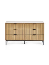 Sia Fluted 6 Drawer Chest