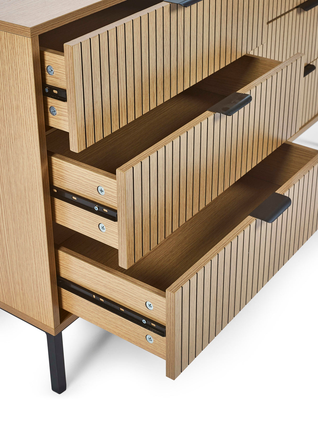 Sia Fluted 6 Drawer Chest