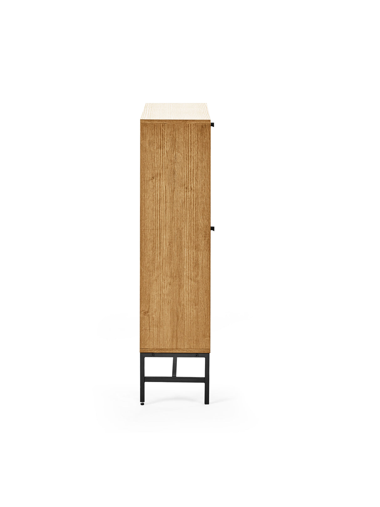 Sia Fluted Shoe Storage Cabinet