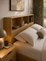 Sia Bookcase Headboard Bed