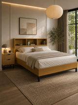 Sia Bookcase Headboard Bed