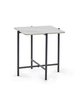 Siena Square Stone Top Side Table