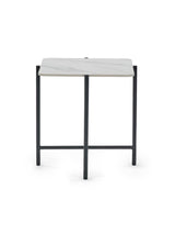 Siena Square Stone Top Side Table