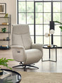 Sofia Upholstered Dual Motor Swivel Recliner Chair