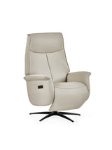 Sofia Upholstered Dual Motor Swivel Recliner Chair